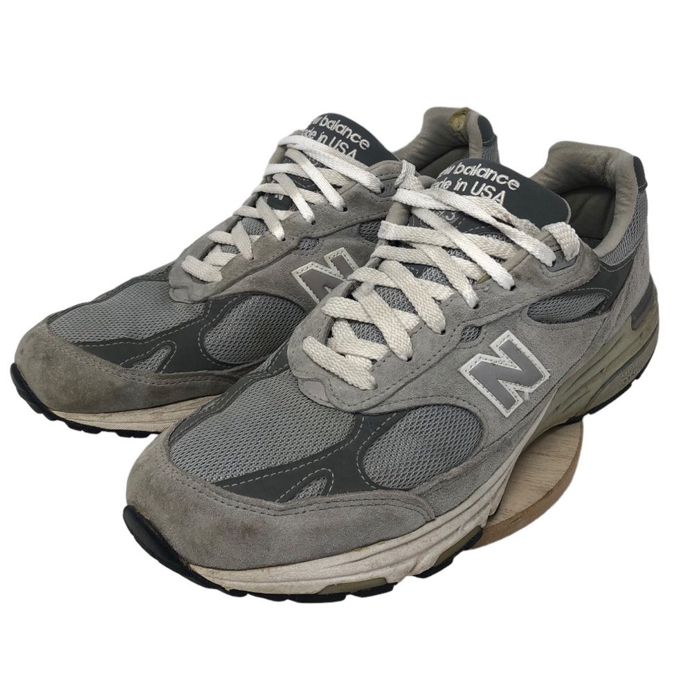 New Balance 993 Gray Suede Made in the USA MR993GL Sneaker Shoe Size 12